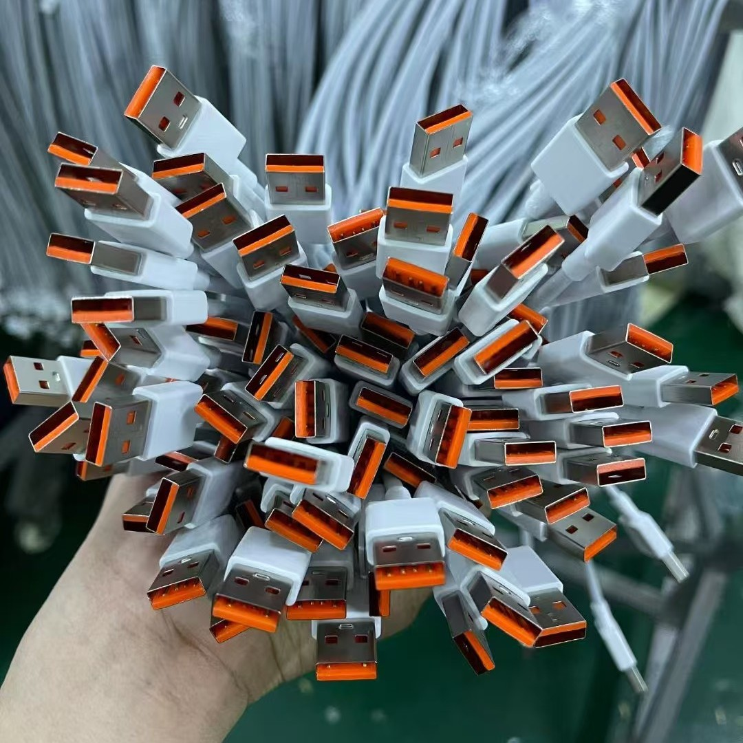 Factory Price 6A USB Type-C Plastic Fast Charging & Data Cable – 1m