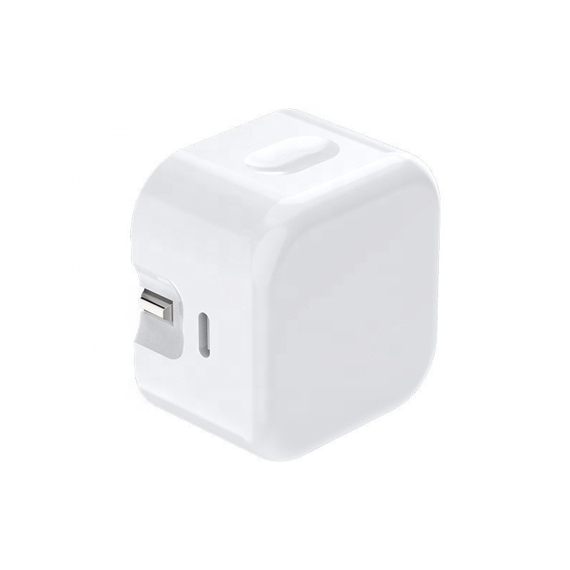 20W Foldable UK Plug Fast Charger – Type-C Adapter for iPhone